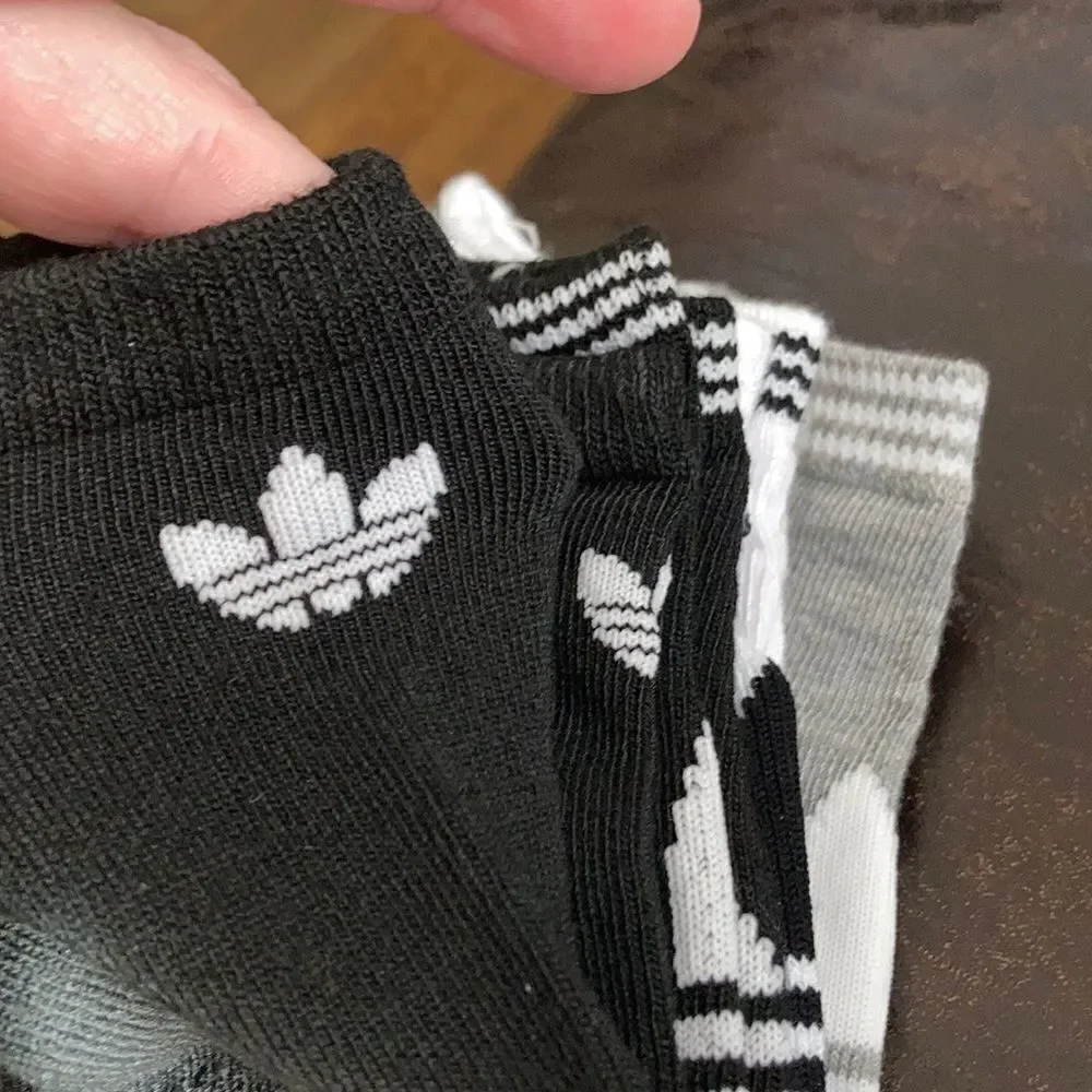 1 LEFT! Adidas Originals No Show 6 Pk